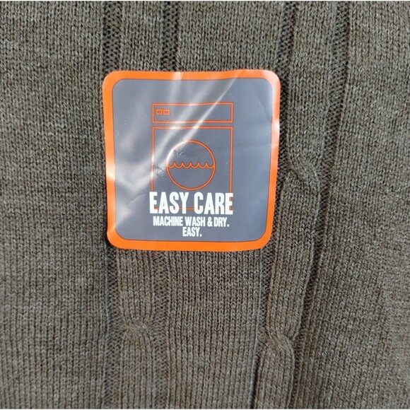 Dockers Vest Men's L Grey Argyle V Neck Acrylic Preppy Regency Collegiate Classy - Picture 5 of 8